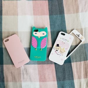 3 Assorted iPhone 5/5s cases